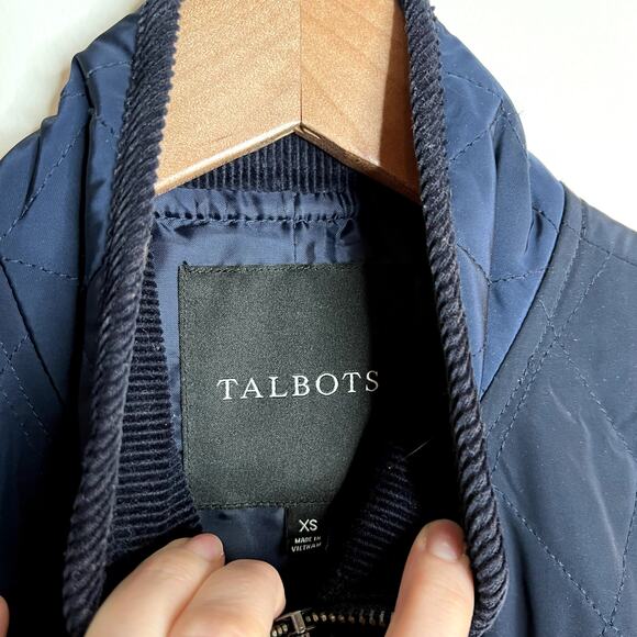 Talbots Dark Blue Quilted Vest LAST CALL - Picture 3 of 5